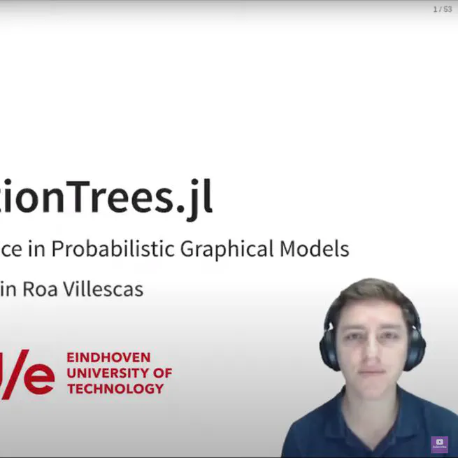 JunctionTrees.jl - Efficient Bayesian Inference in Discrete Graphical Models