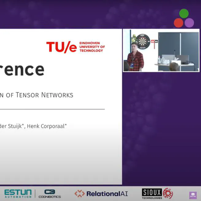 Probabilistic inference using contraction of tensor networks